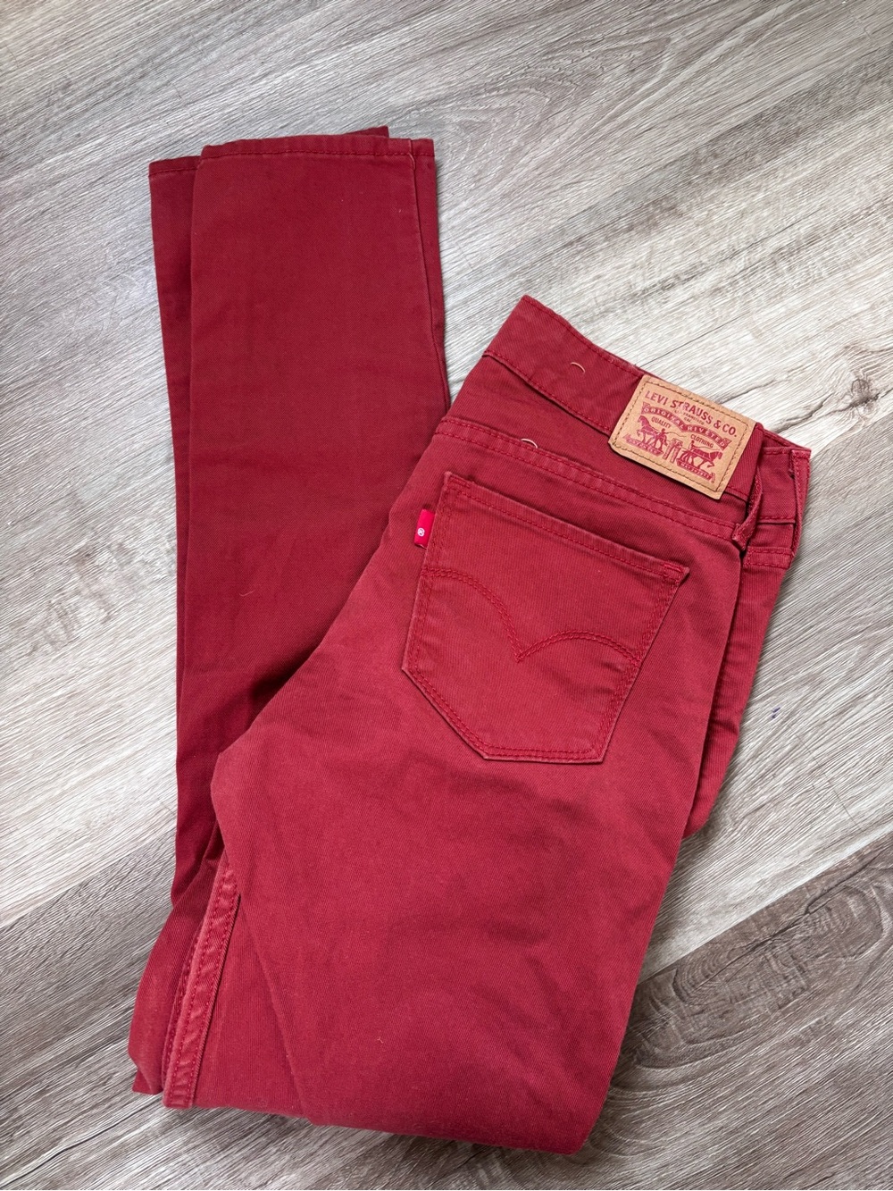 Levi’s jeans Red Skinny Jeans